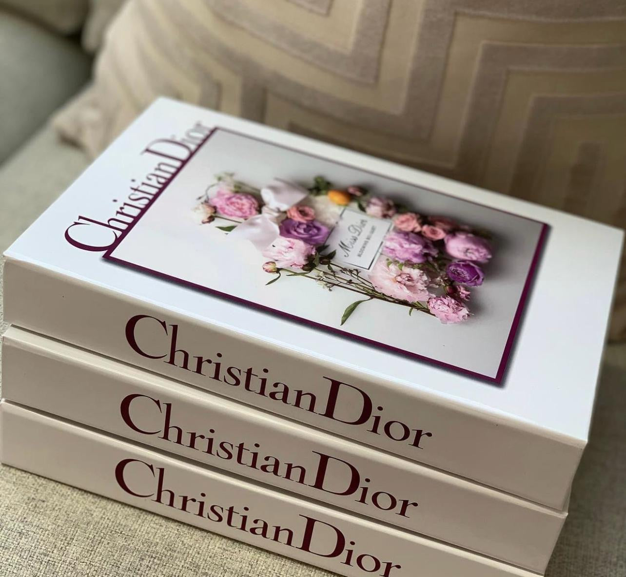 Dior White x Purple Flower